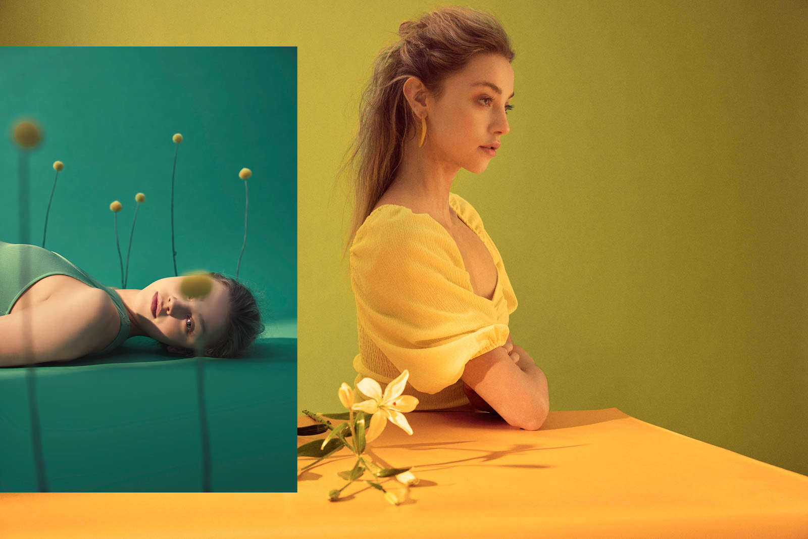 Four colorful portraits for Biohacks